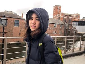 Foto: Liburannya Si Bidadari Bulu Tangkis Foto: Liburannya Si Bidadari Bulu Tangkis