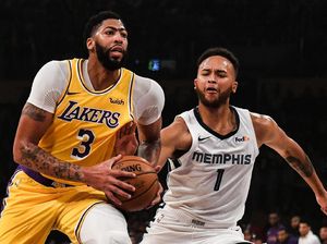 Hasil NBA: Anthony Davis 40 Poin, Lakers Tundukkan Grizzlies