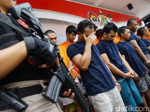 25 Pencuri dan Begal Dibekuk di Depok