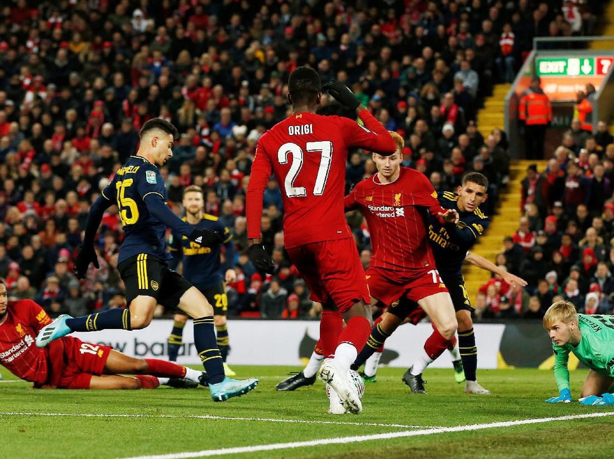 Arsenal vs Liverpool, berikut catatan laga The Reds di Community Shield. (Foto: Reuters/Andrew Yates)