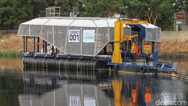 Ini Alat Pencegah Sampah ke Laut di Jakarta