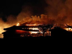 Kastil Warisan Dunia di Okinawa Jepang Dilalap Si Jago Merah