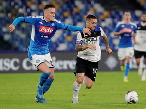 Hasil Liga Italia: Ancelotti Dikartu Merah, Napoli Vs Atalanta Berakhir 2-2