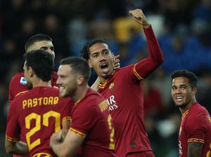 Hasil Liga Italia: 10 Pemain Roma Benamkan Udinese 4-0