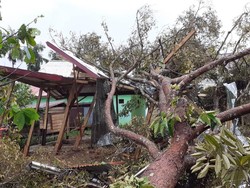 Puluhan Rumah di Polewali Mandar Rusak Diterjang Puting Beliung