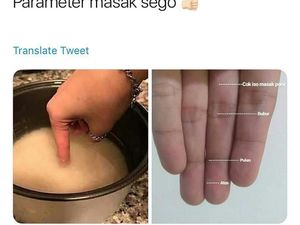 Netizen Bagikan Parameter Masak Nasi Ala Emak-emak Netizen Bagikan Parameter Masak Nasi Ala Emak-emak