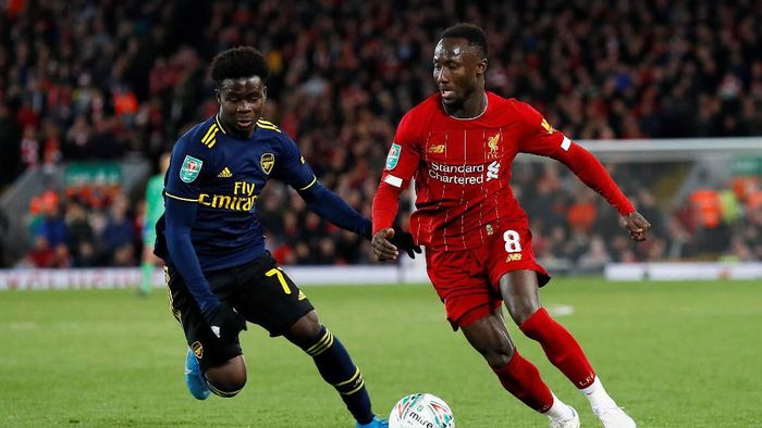 Naby Keita cedera lagi dan mungkin harus absen beberapa pekan (Action Images via Reuters/Jason Cairnduff) Naby Keita cedera lagi dan mungkin harus absen beberapa pekan (Action Images via Reuters/Jason Cairnduff)