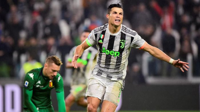 Cristiano Ronaldo menjadi pahlawan kemenangan Juventus. (Foto: Massimo Pinca/Reuters)