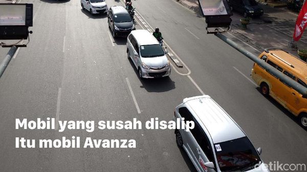 Mobil yang Susah Disalip di Jalanan