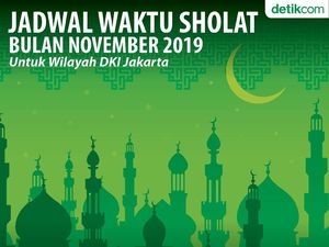 Jadwal Waktu Sholat November 2019 untuk DKI Jakarta Jadwal Waktu Sholat November 2019 untuk DKI Jakarta