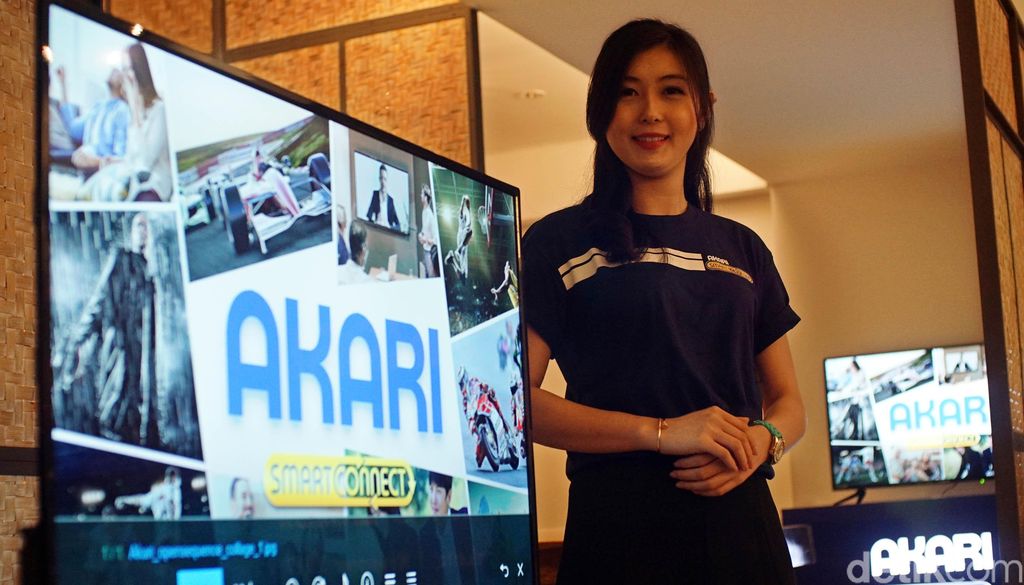 Ini dia Akari produk lokal yang digadang-gadang menjadi TV Smartconnect pertama di Indonesia.
