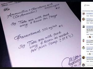 Tulisan Dokternya Terlalu Bagus, Resep Ini Malah Disangka Palsu