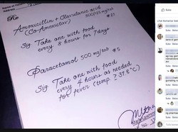 Tulisan Dokternya Terlalu Bagus, Resep Ini Malah Disangka Palsu