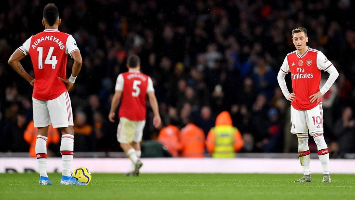 Arsenal imbang 1-1 saat menghadapi Wolverhampton Wanderers (Foto: Justin Setterfield/Getty Images)