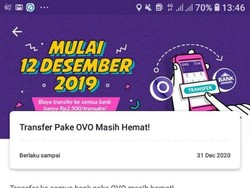 Transfer Lewat OVO Cs Mulai Berbayar, Era Bakar Duit Selesai?