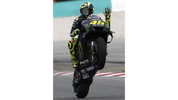 Valentino Rossi mengaku puas dengan jalannya balapan MotoGP Malaysia 2019.