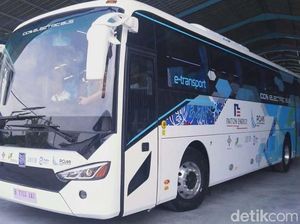 Bus Listrik Pertama Made In Indonesia Diproduksi di Demak