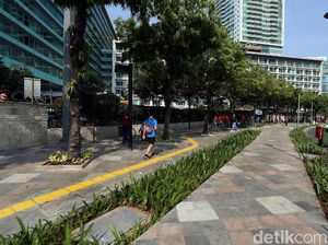 PKL Diatur, CFD di Bundaran HI Tak Semrawut Lagi