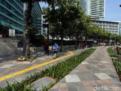 PKL Diatur, CFD di Bundaran HI Tak Semrawut Lagi