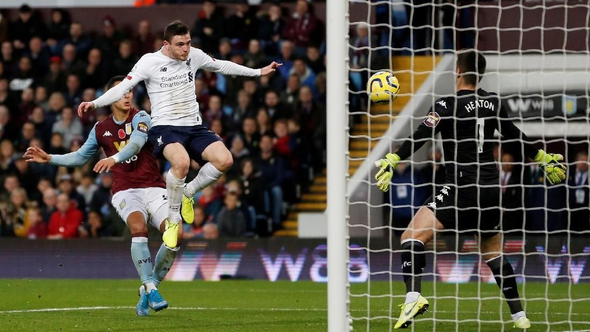 Liverpool menang dramatis di markas Aston Villa. (Foto: Craig Brough/Action Images via Reuters)