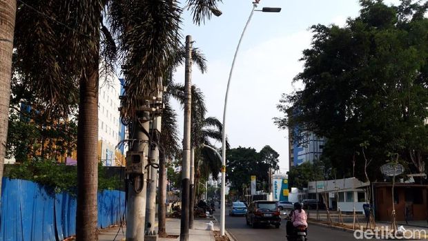 Rapinya Kawasan Cikini, Tak Terlihat Kabel Menggantung Semrawut