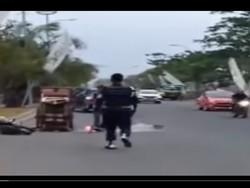 Videonya Viral, Satpam Vs Tukang Bakso yang Ribut di Bekasi Berdamai