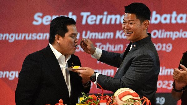 Okto Suapi Erick Thohir di Sertijab Ketum KOI