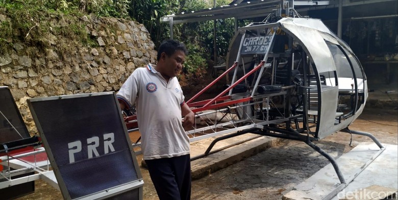 Bosan Macet, Alasan Tukang Bubut Asal Sukabumi Bikin Helikopter Bosan Macet, Alasan Tukang Bubut Asal Sukabumi Bikin Helikopter