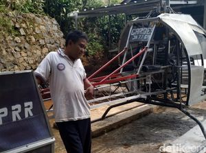 Bosan Macet, Alasan Tukang Bubut Asal Sukabumi Bikin Helikopter