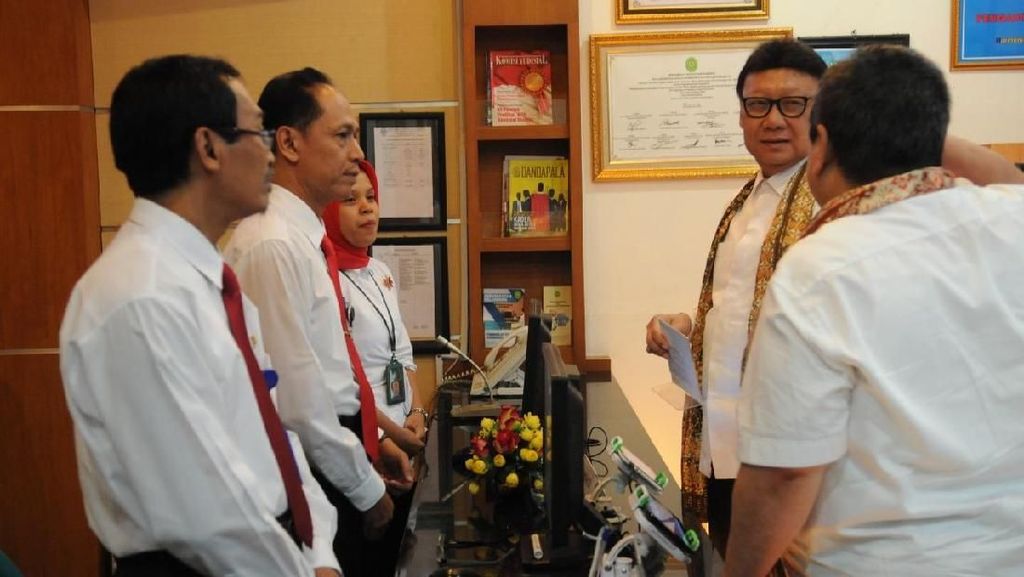 Menteri Tjahjo Periksa Zona Integritas di Pengadilan Tinggi Yogyakarta