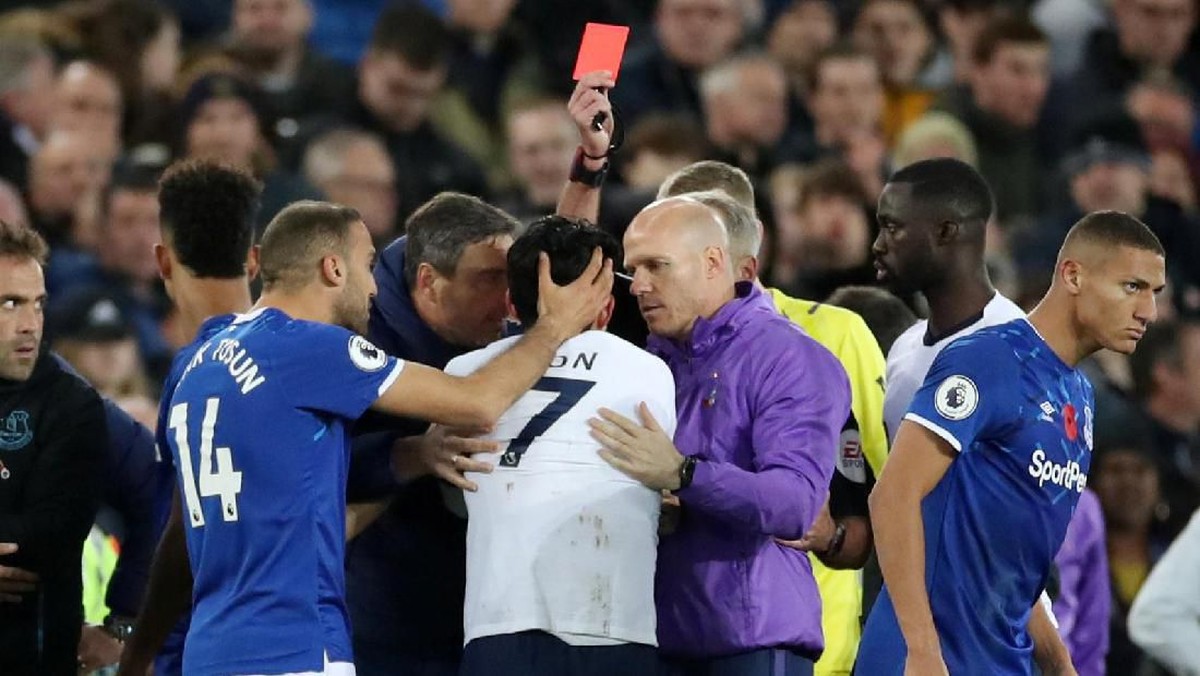 FA kabulkan banding Tottenham Hotspur untuk kartu merah Son Heung-min (Foto: Carl Recine / Action Images via Reuters)