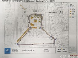 Dilarang Lewat Monas, Seperti Apa Desain Sirkuit Formula E Jakarta?