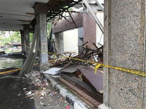 Polisi Sebut Gedung Hailai yang Terbakar dalam Kondisi Pembongkaran