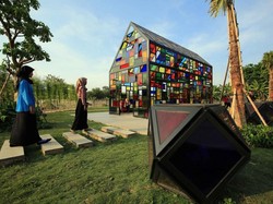 Sulap Rawa Jadi Taman, Surabaya Punya Taman Mozaik Instagramable