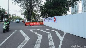 Begini Suasana Jalan Galunggung yang Ditutup