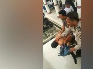 Bak-buk! Pencuri Berpistol di Depok Jadi Bulan-bulanan Massa