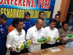 Polairud Polda Kaltim Tangkap Penyelundup 6 Kg Sabu di Samarinda