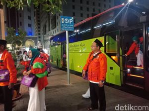Jemaah Umrah Marbut dan Majelis Taklim DKI Tiba di Madinah