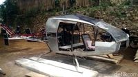 Helikopter Ini Dirakit Tukang Bubut dengan Modal Rp 30 Juta