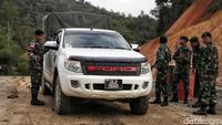 Potret Operasi Gabungan Prajurit di Tapal Batas