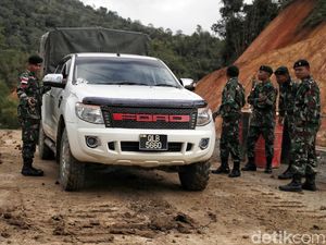 Potret Operasi Gabungan Prajurit di Tapal Batas