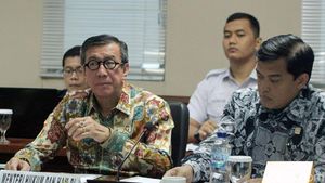 Menkumham Yasonna Laoly Rapat Bareng DPD RI