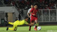 Di Stadion Madya, Senayan, Rabu (6/11/2019), Indonesia mencetak tiga gol lewat brace Muhammad Fajar Fathur Rachman dan bunuh diri kapten Timor Leste Gumario Da Silva.