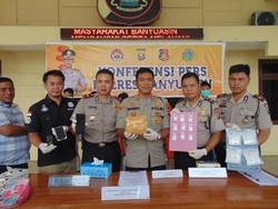 Polres Banyuasin Tangkap 4 Nelayan di Sungai Musi, Sabu 1,3 Kg Disita