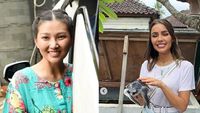 Gaya Sederhana Sarwendah hingga Olivia Culpo Main Penyu