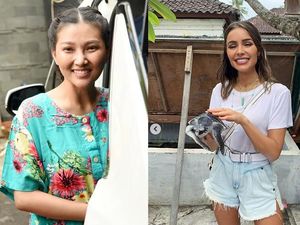 Gaya Sederhana Sarwendah hingga Olivia Culpo Main Penyu