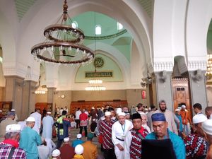 Hari Kedua di Madinah, Marbut dan Majelis Taklim DKI Datangi Masjid Quba