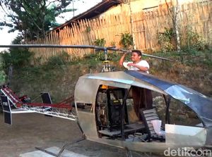 Helikopter Rakitan Rp 30 Juta Siap Terbang, Jujun Ajak Ahli Ikut Cek Helikopter Rakitan Rp 30 Juta Siap Terbang, Jujun Ajak Ahli Ikut Cek