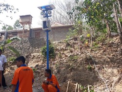 Ada 30 EWS Tanah Longsor di Gunungkidul, 20 di Antaranya Rusak