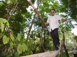 Tinjau Jembatan Rusak di Lebak, Wamendes: Kita Langsung Cari Solusi